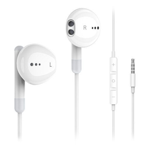In-Ear Wired Headphones, Stereo HiFi Sound, 3.5mm Earphones with Microphone, Noise Reduction, Magnetic Adsorption, Compatible with iPhone, iPad, Samsung, Xiaomi, Huawei, Laptop